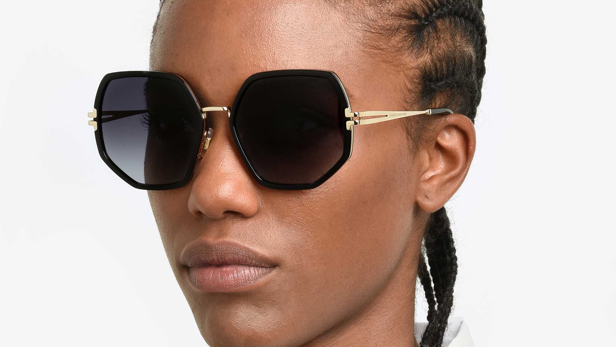 Marc Jacobs MJ 1089/S 2M2 9O Sunglasses Black Gold - eye-oo.com
