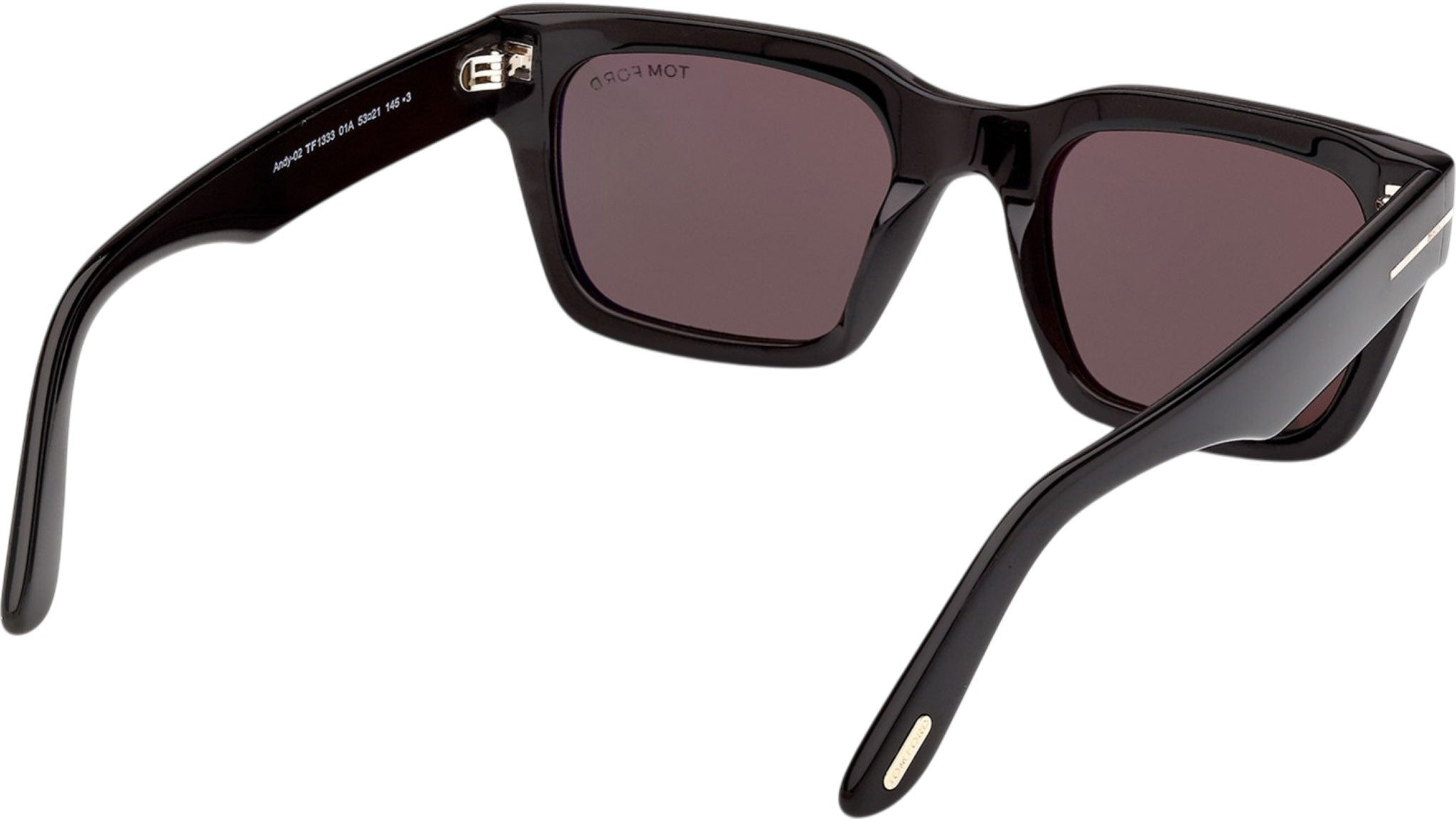 Tom Ford Andy-02 Sunglasses FT1333 01A Shiny Black - eye-oo.com