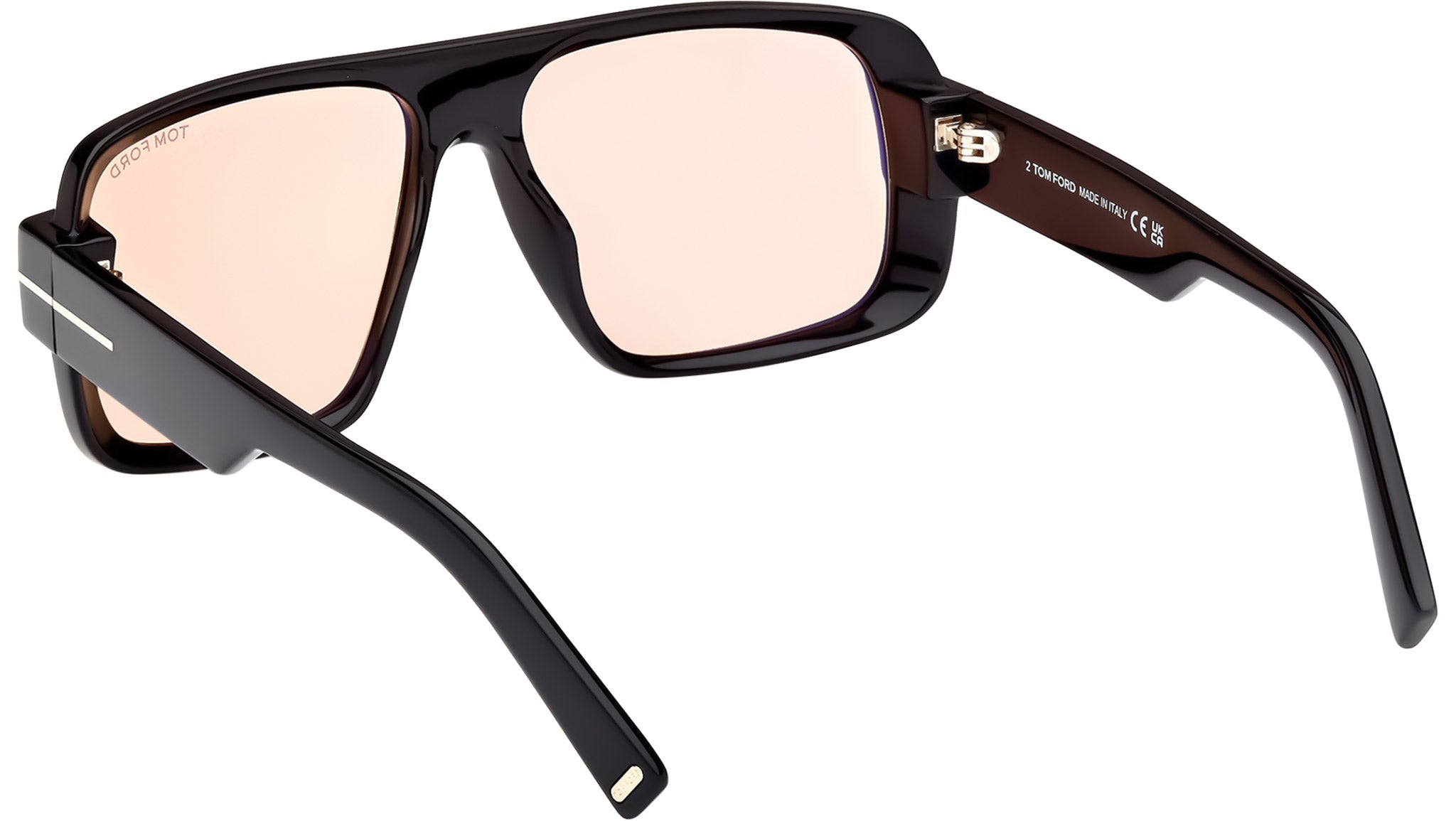 Tom Ford Turner Sunglasses FT1101 01E Shiny Black - eye-oo.com
