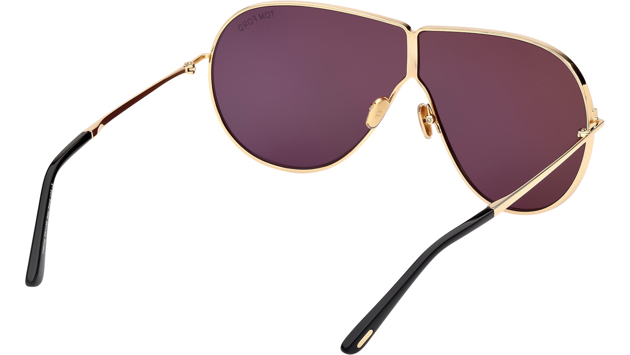 Tom Ford Keating Sunglasses FT1158 30A Shiny Deep Gold - eye-oo.com