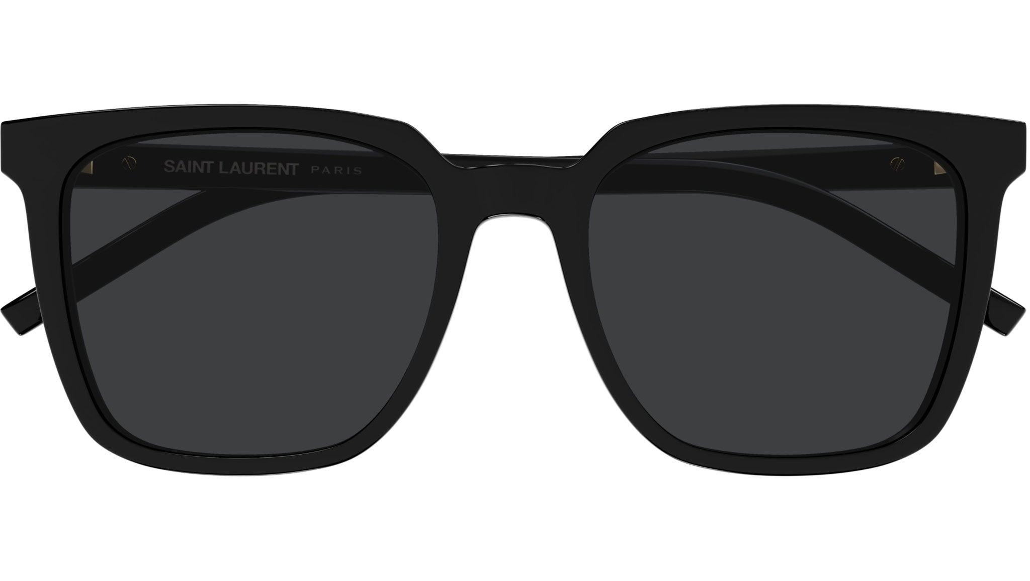 Saint Laurent SL M146 001 Rectangular Sunglasses Black - eye-oo.com
