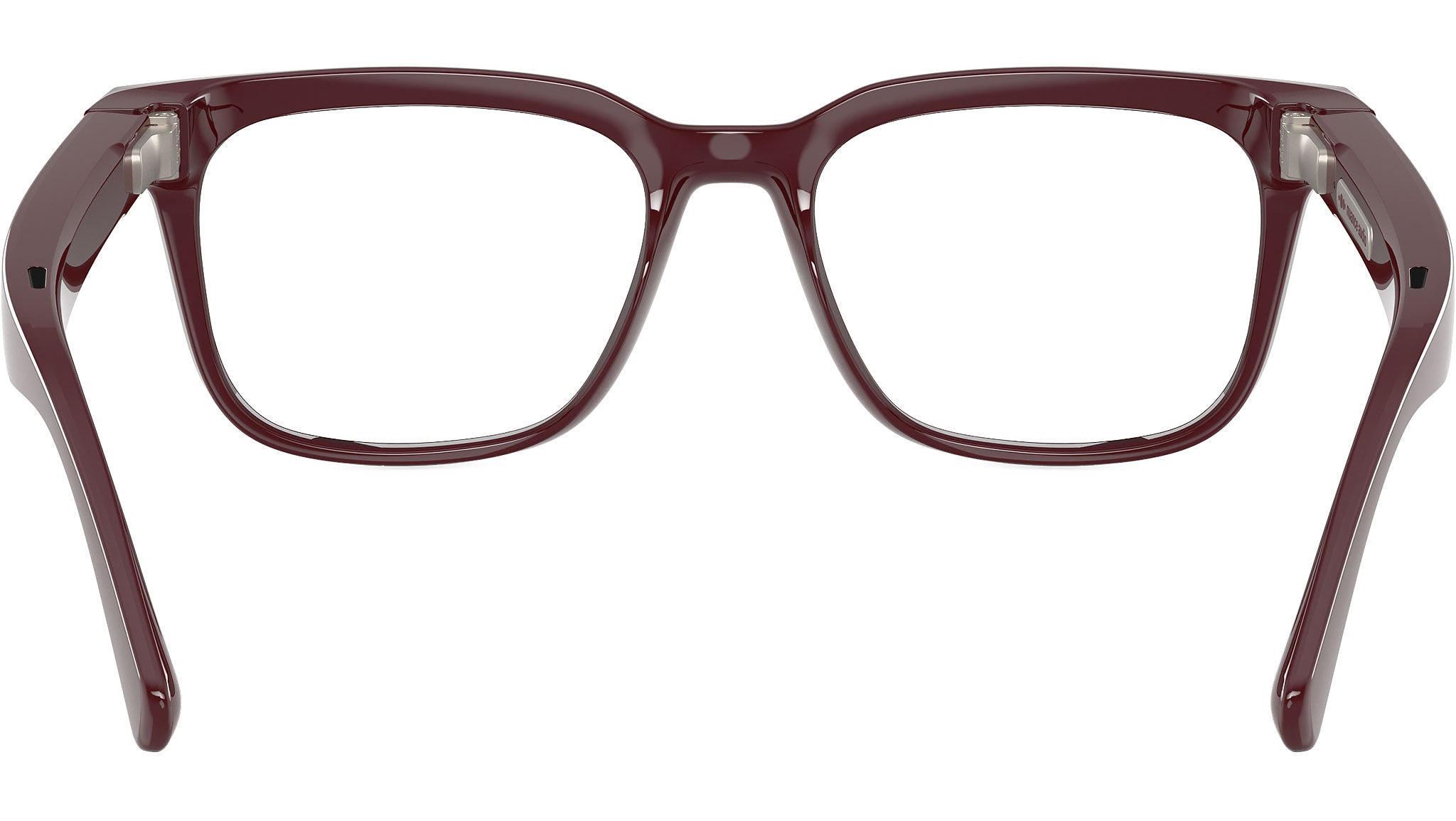 Nuance Audio Square 54 Hearing Glasses 05 Shiny Burgundy AW5001