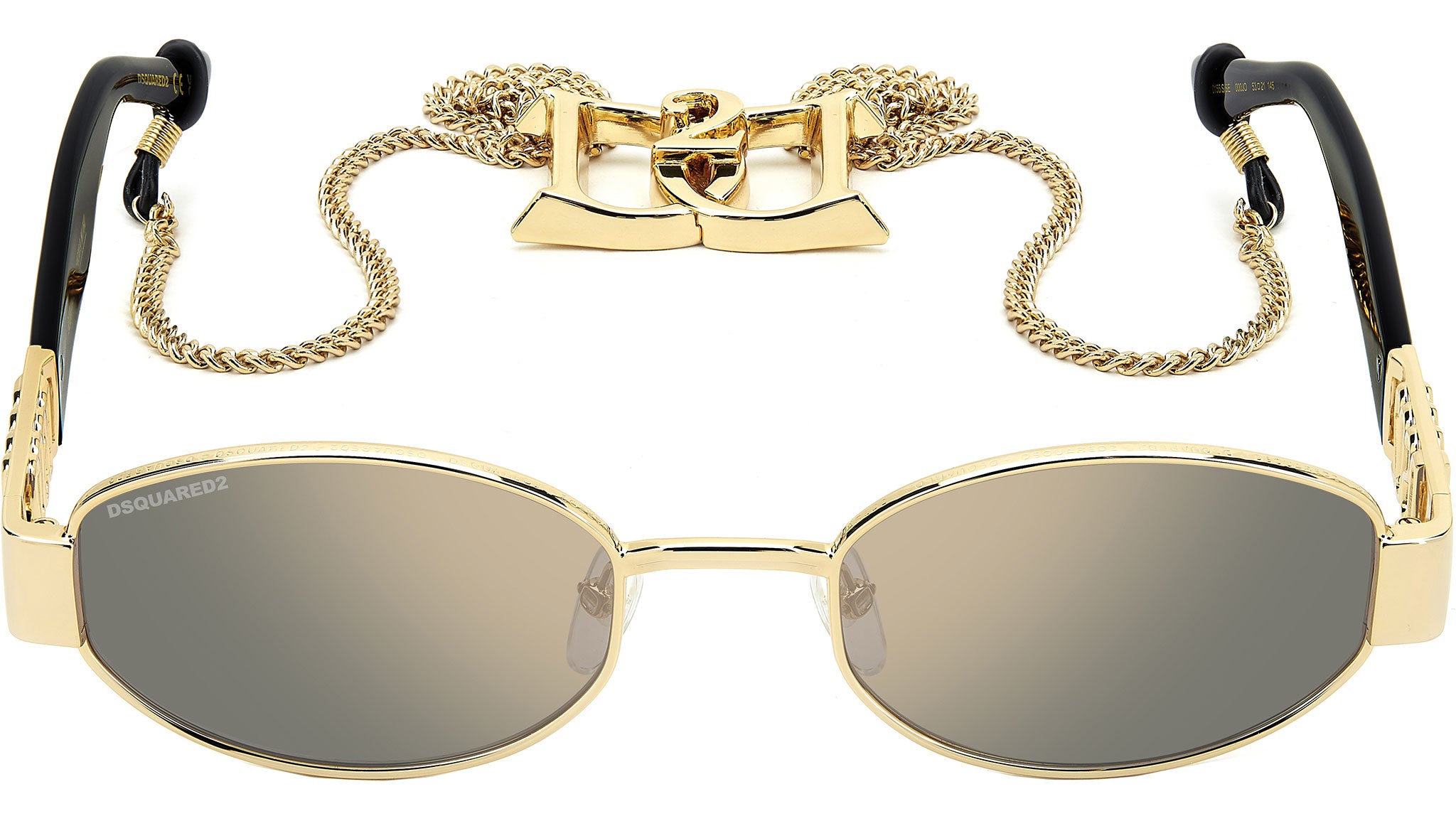 Dsquared2 Sunglasses D2 0155/S/SE 000 JO Rose Gold - eye-oo.com