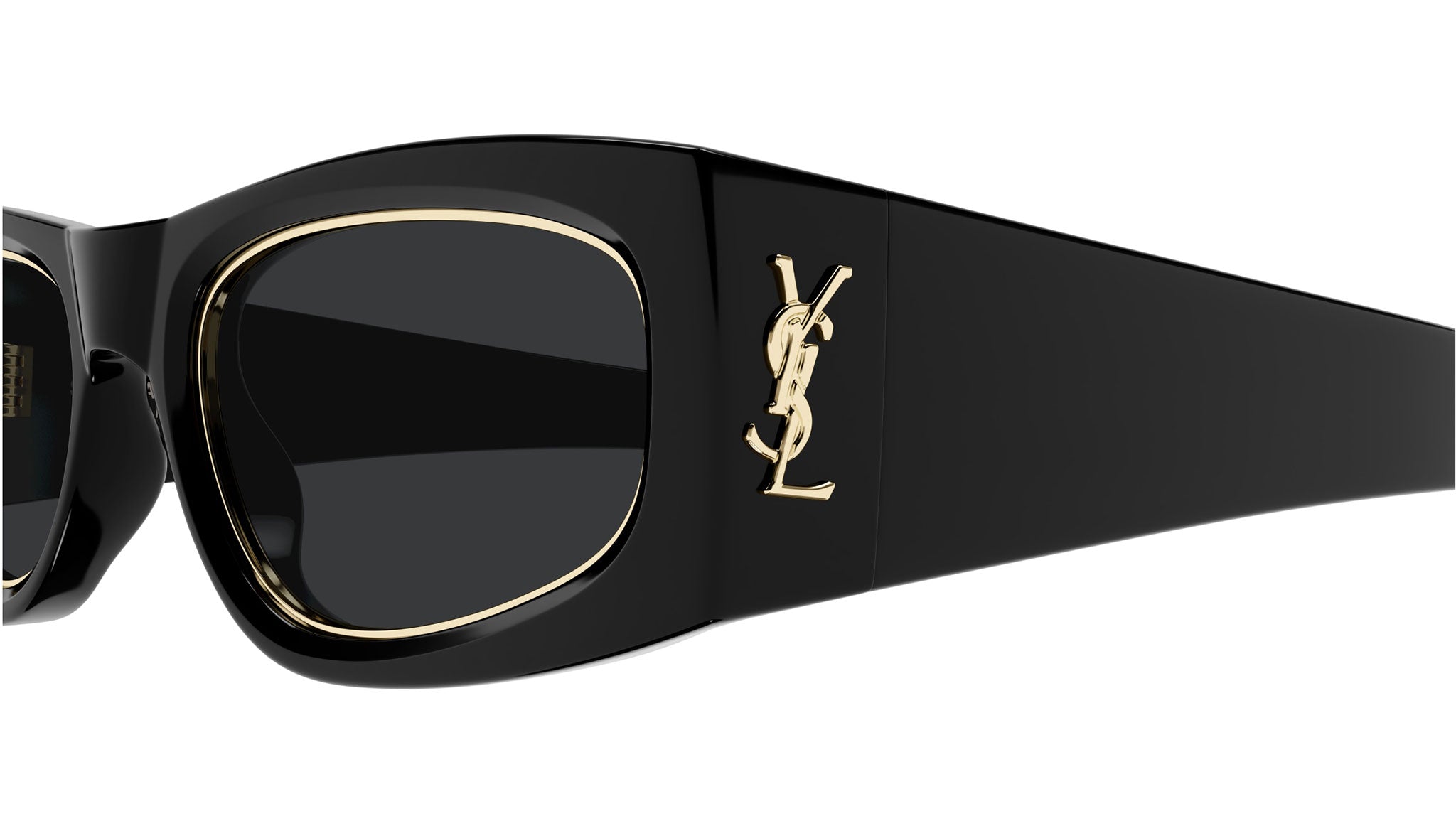 Saint Laurent SL M140 RIM 001 Shiny Black - eye-oo.com