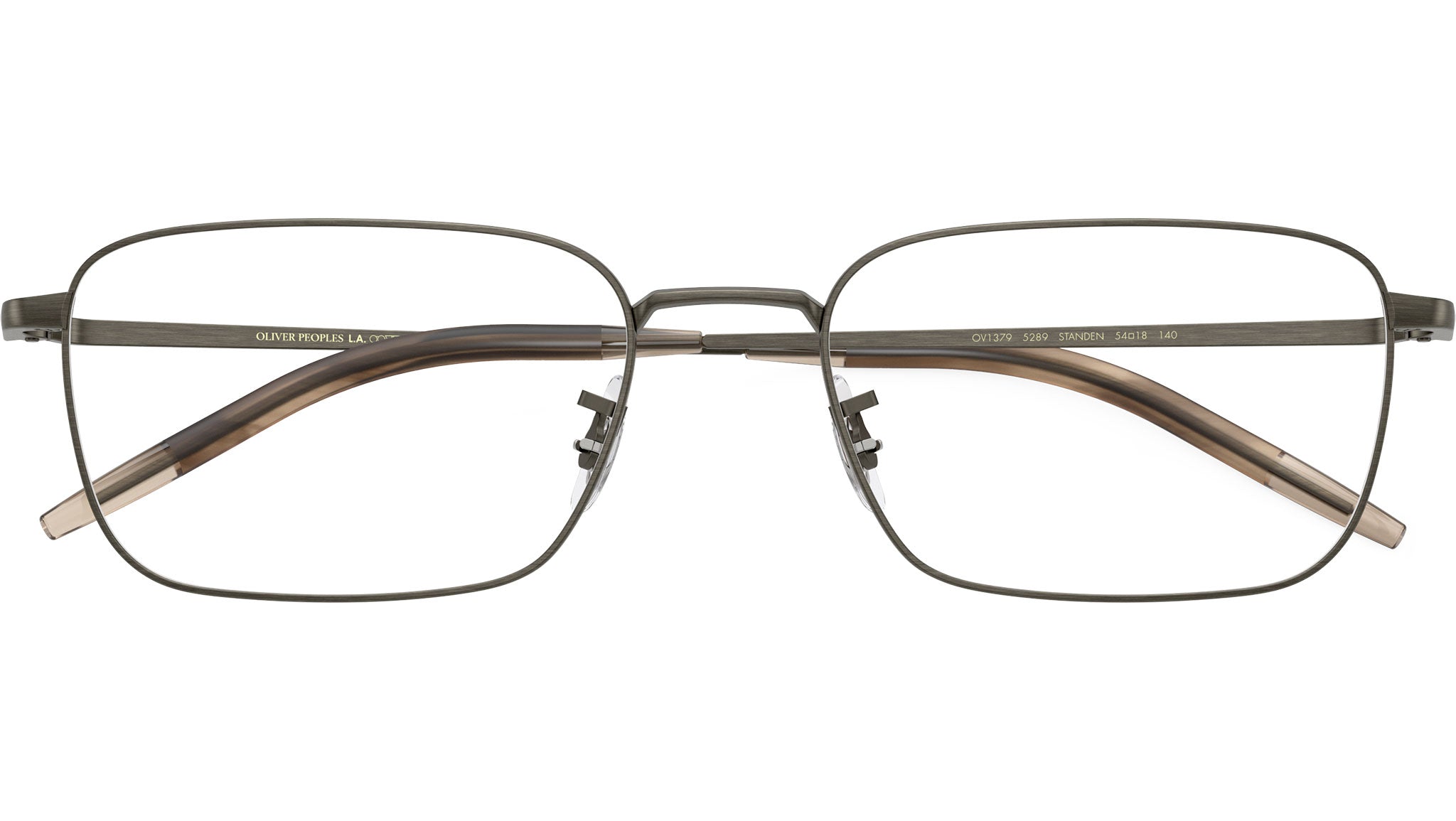 Oliver Peoples Standen Glasses OV1379 5289 Pewter - eye-oo.com