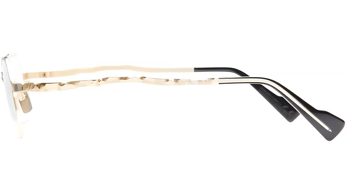 Kuboraum Z19 GG Gold Optical Frame - eye-oo.com