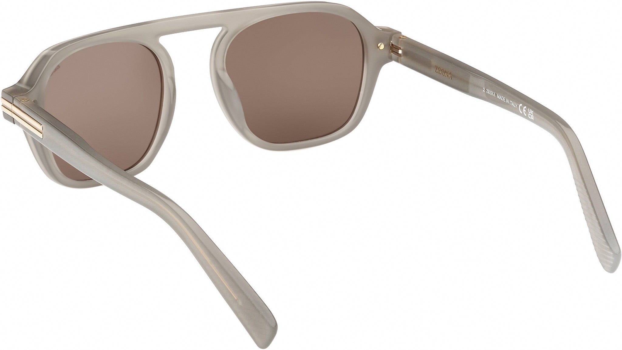Zegna EZ0241 20L Sunglasses Shiny Grey - eye-oo.com
