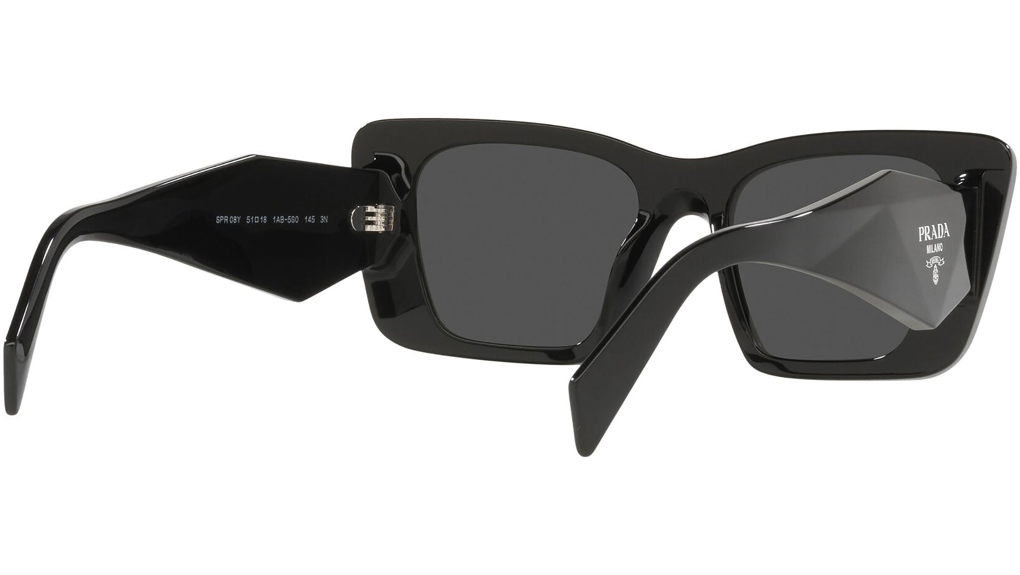Prada PR 08YS 1AB5S0 Sunglasses Black - eye-oo.com