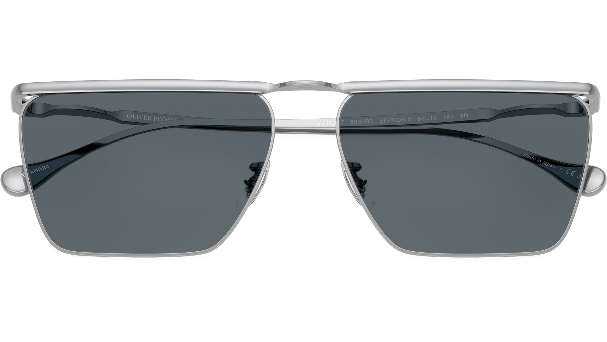 Oliver Peoples Edition 2 Sunglasses OV1370ST 5036R5 Silver - eye