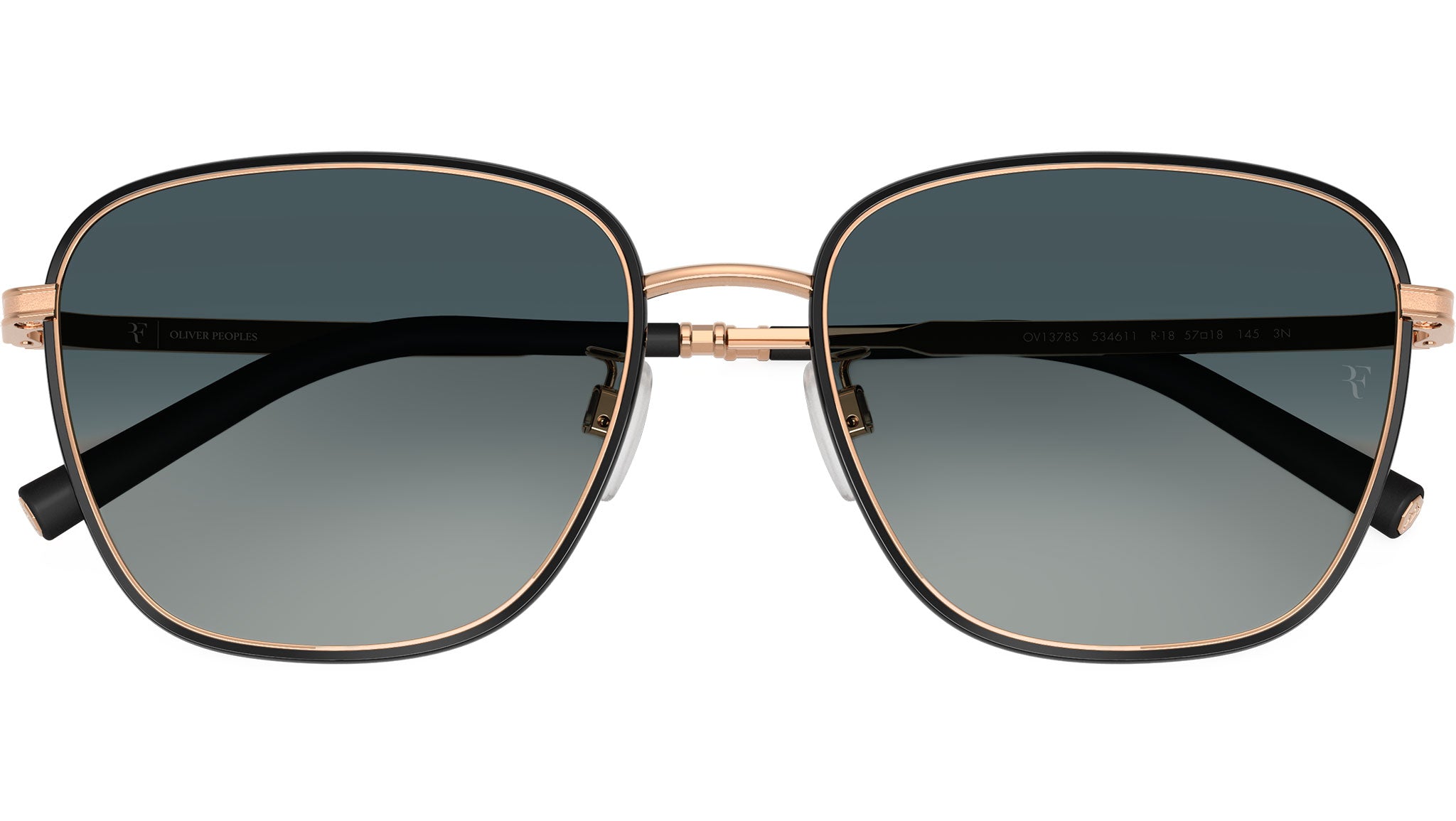 Oliver Peoples R-18 Sunglasses OV1378S 534611 Black - eye-oo.com