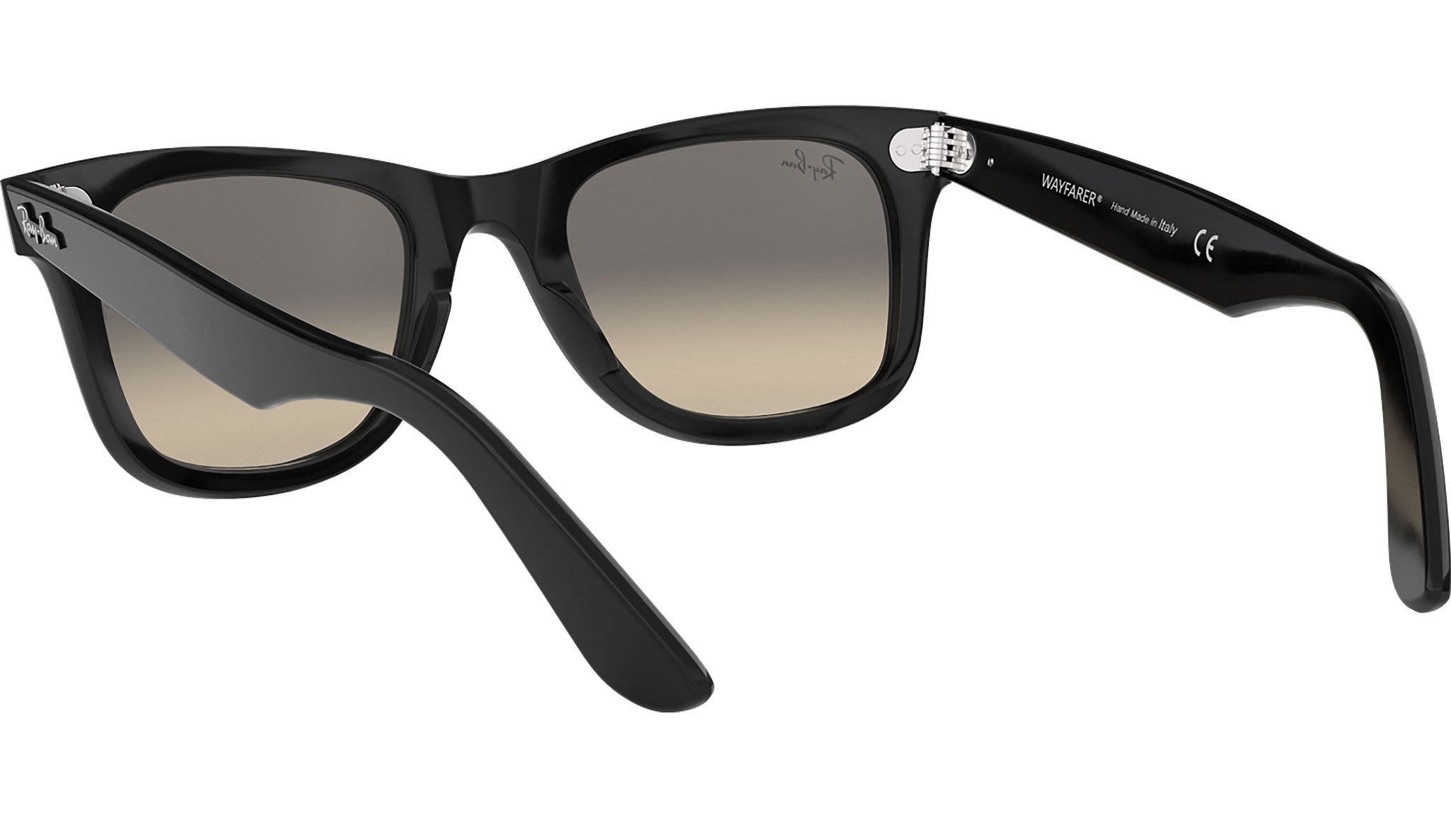 小物 Ray-Ban WAYFARER RB2140-F 901/32 Ray-Ban Wayfarer RB2140 901/32 Black Sunglasses - eye-oo.com