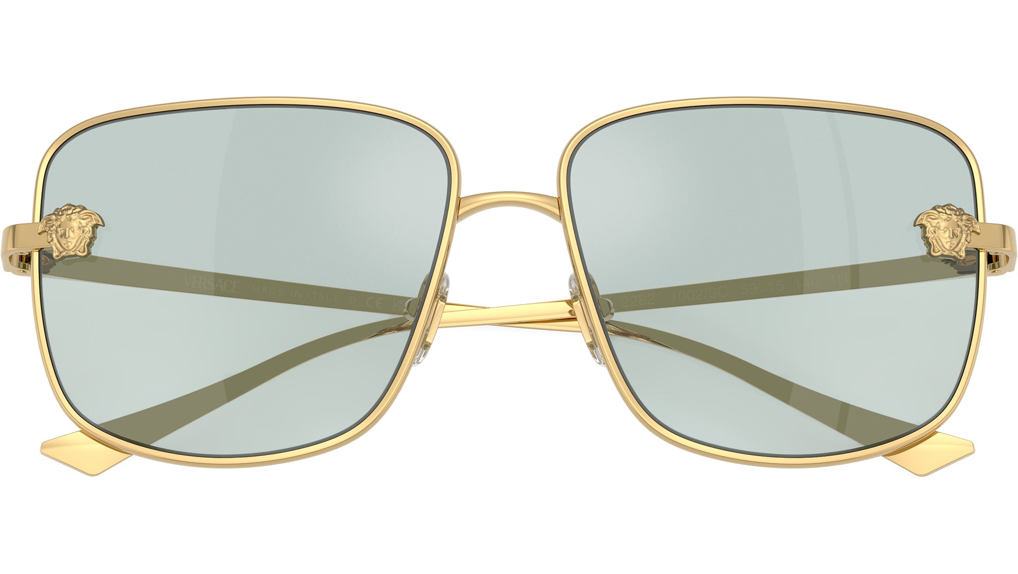 Versace VE2282 Sunglasses 10029C Gold - eye-oo.com display picture 2