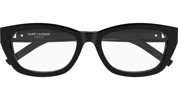 Saint Laurent SL M153 001 Sunglasses Shiny Black Square Frame, Black Lenses Saint Laurent SL M153 001 - Sunglasses for Woman – LookerOnline main image 2