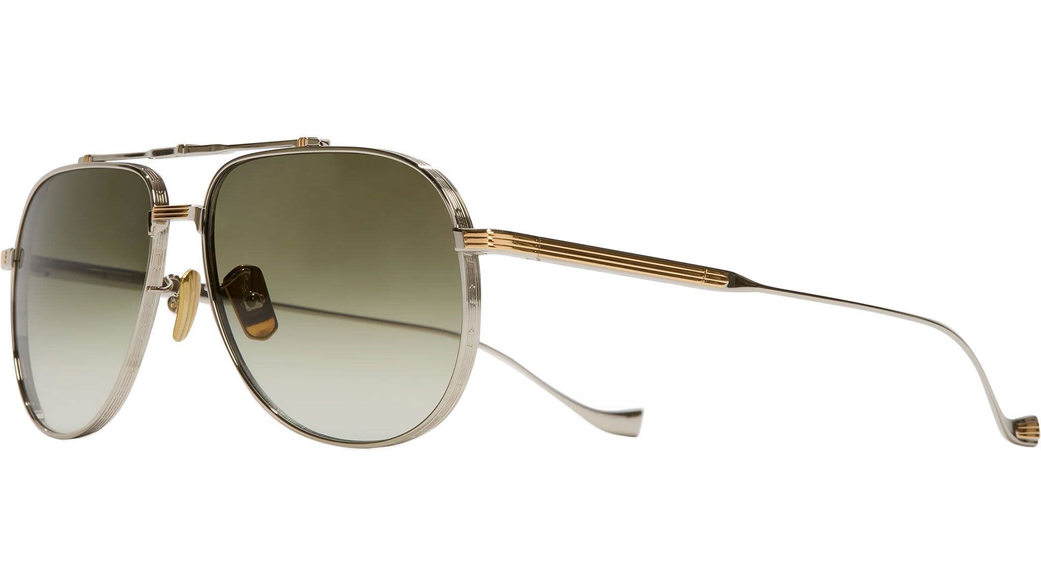 Cutler and Gross 1423 Sun 03 Sunglasses Silver - eye-oo.com