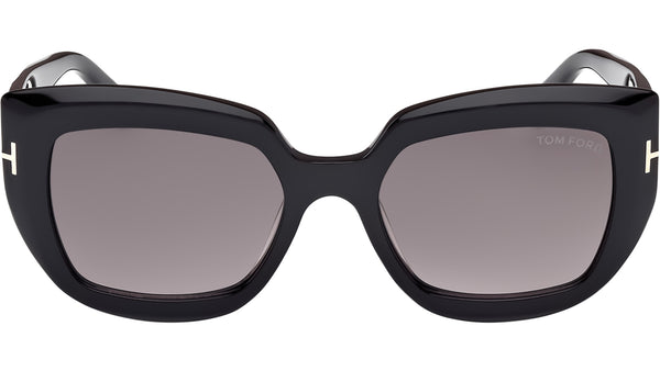 NEW TOM FORD SUNGLASSES SALTZMAN TF1192 01B WOMEN BLACK CAT EYE FT1192 01B Tom Ford Saltzman TF1192 01B Sunglasses - US main image 2