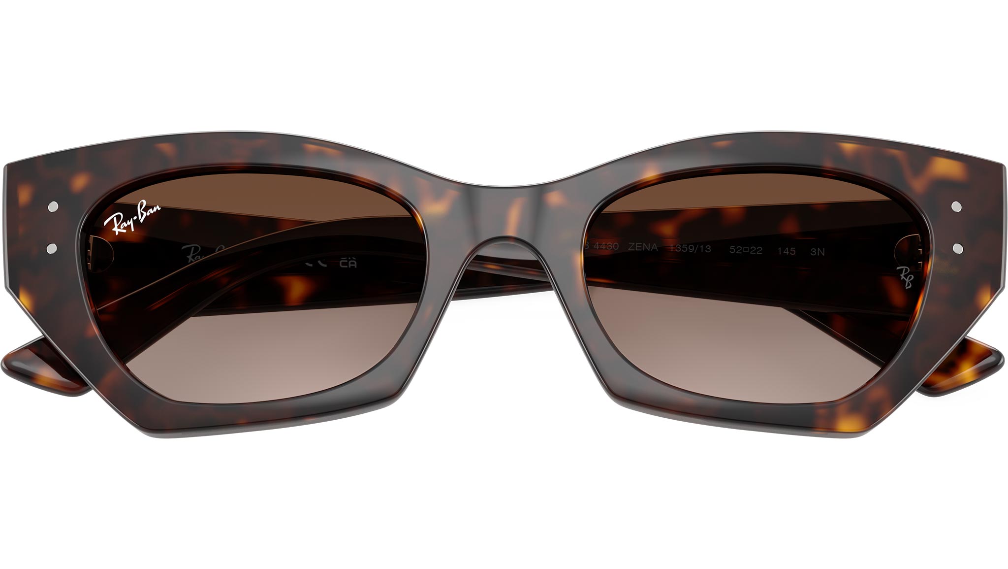 Zena Sunglasses Ray Ban Cat Eye Sunglasses Black Rayban Zena Rb4430