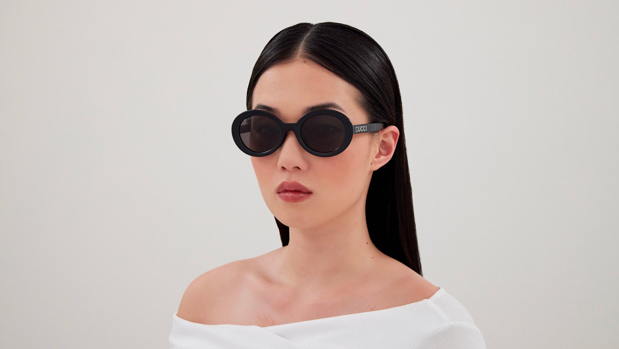 GUCCIストレッチロゴブラウス GUCCIストレッチロゴブラウス