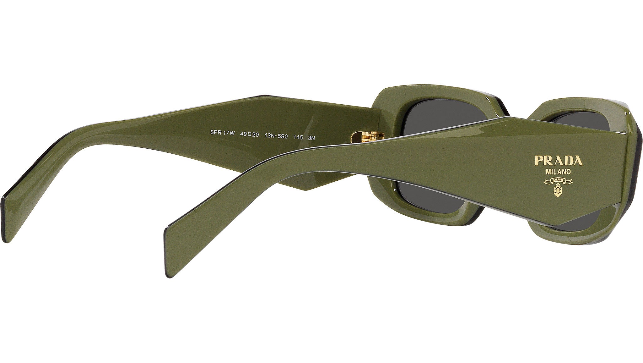 PR 17WS Prada Sunglasses 13N5S0 Sage / Black - eye-oo.com