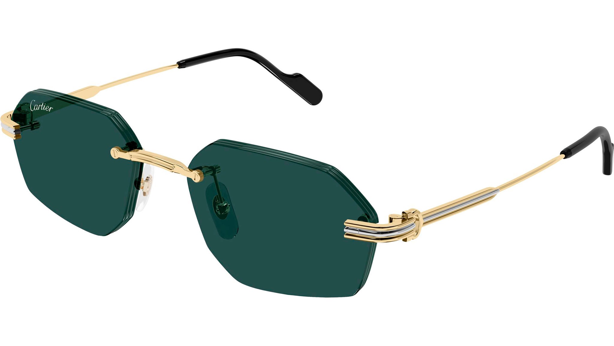 Cartier Première CT0577S Sunglasses 003 Shiny Gold - eye-oo.com