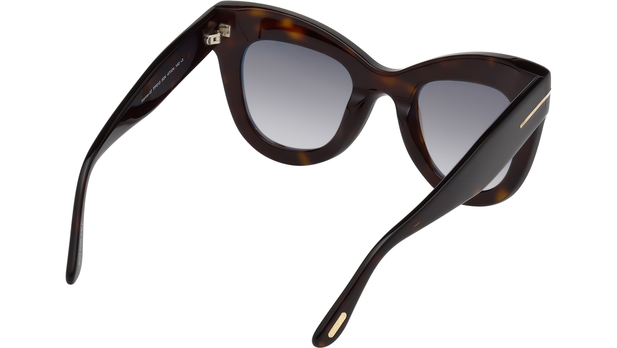 Tom Ford Karina Sunglasses FT0612 52K Dark Havana - eye-oo.com