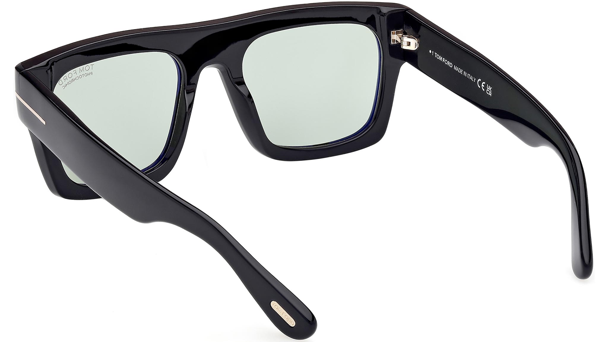 Tom Ford Fausto Sunglasses FT0711 01N Shiny Black - eye-oo.com