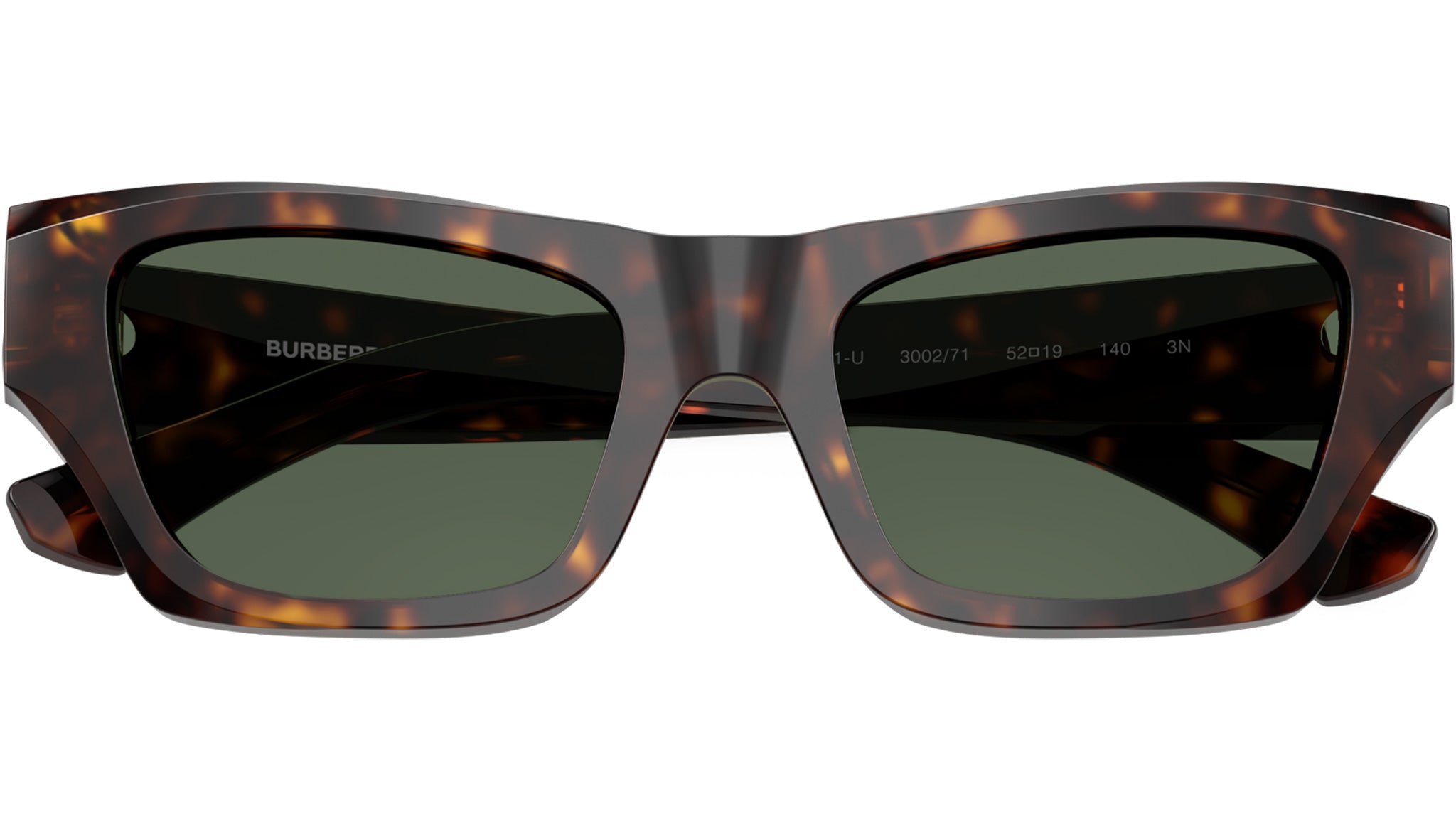 NWT Burberry 0BE4441U-300271 Dark Havana Cat Eye 52mm Sunglasses Burberry BE4441U Sunglasses 300271 Dark Havana - eye-oo.com main image 2