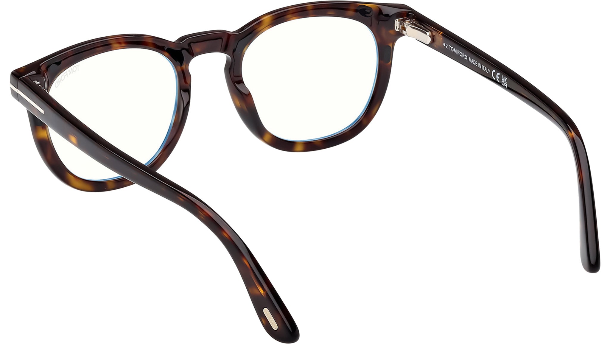 Tom Ford FT5993-B Clip-on Glasses 052 Dark Havana - eye-oo.com