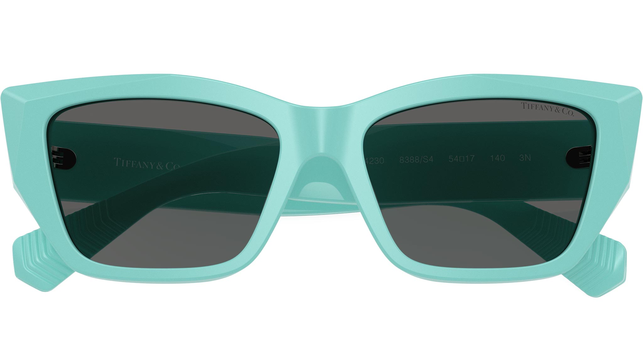 あお　Tiffany & Co. サングラス Tiffany & Co. TF4121B S (55 - 16) with Blue lenses and Black frame