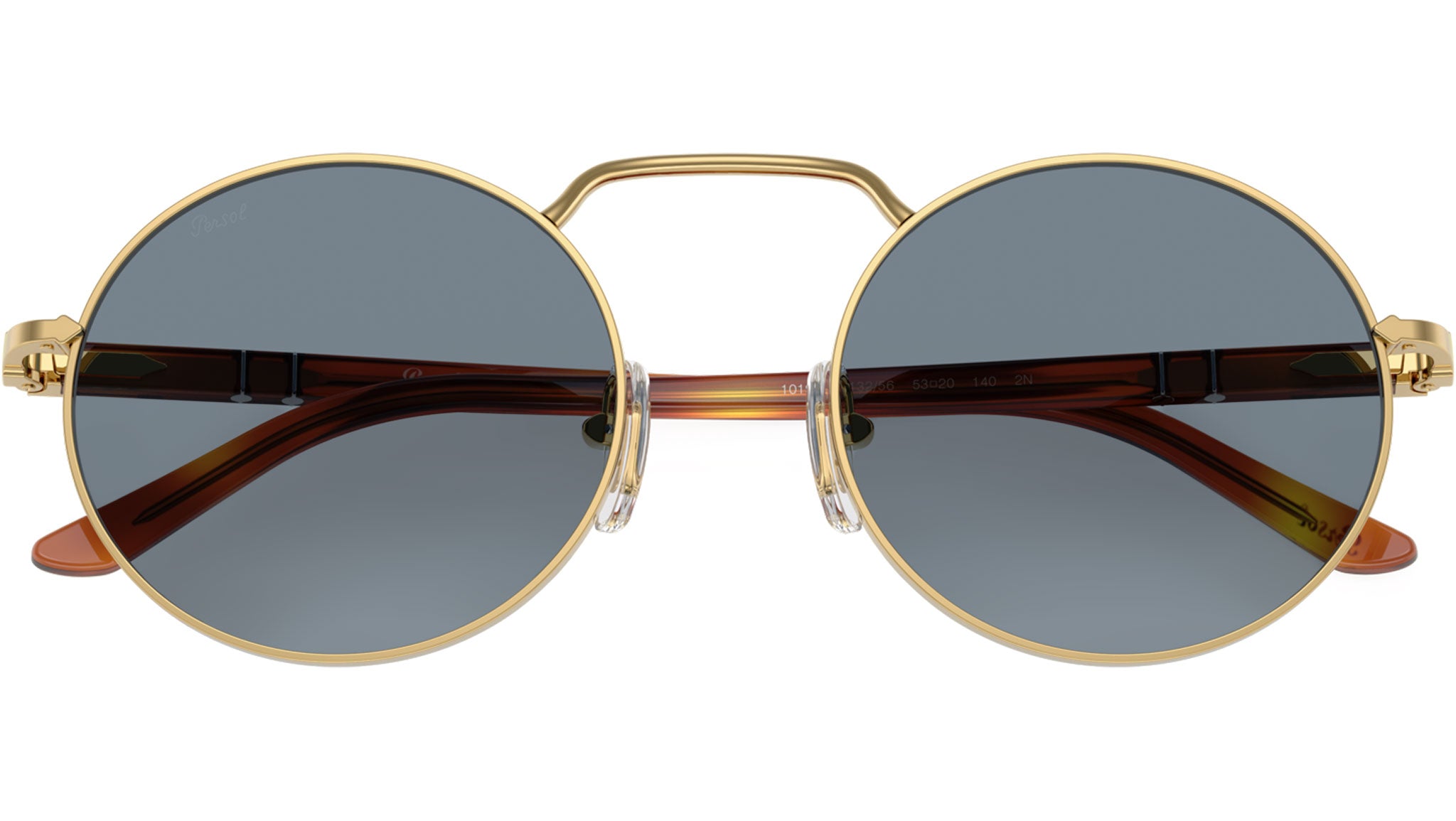 Persol Tortoise and Gold Sunglasses Persol PO 5012 ST 49mm Titanium Antique Gold Tortoise  main image 3