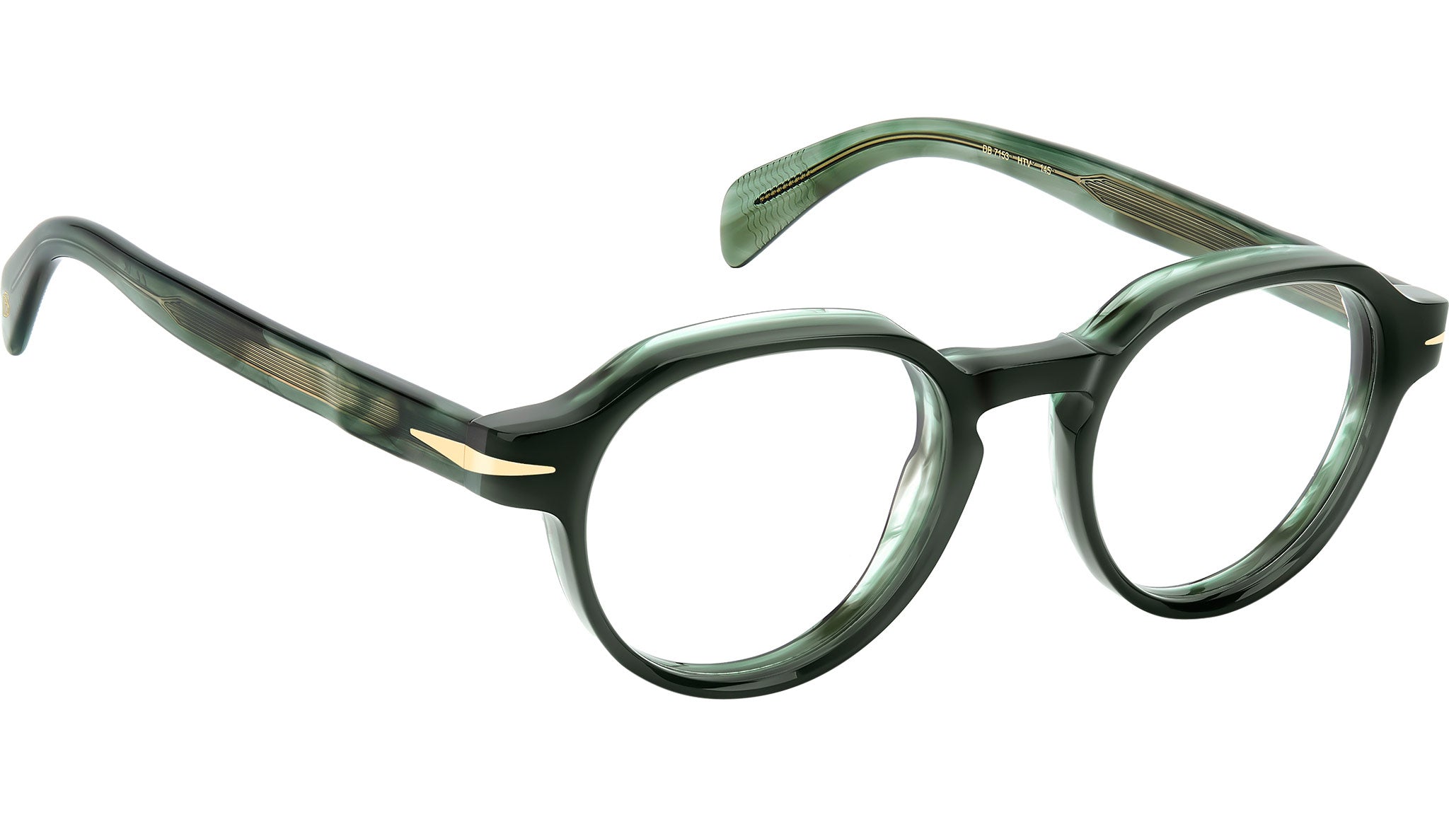 David Beckham DB 7153 HTV Optical Frame Green Horn Green - eye-oo.com