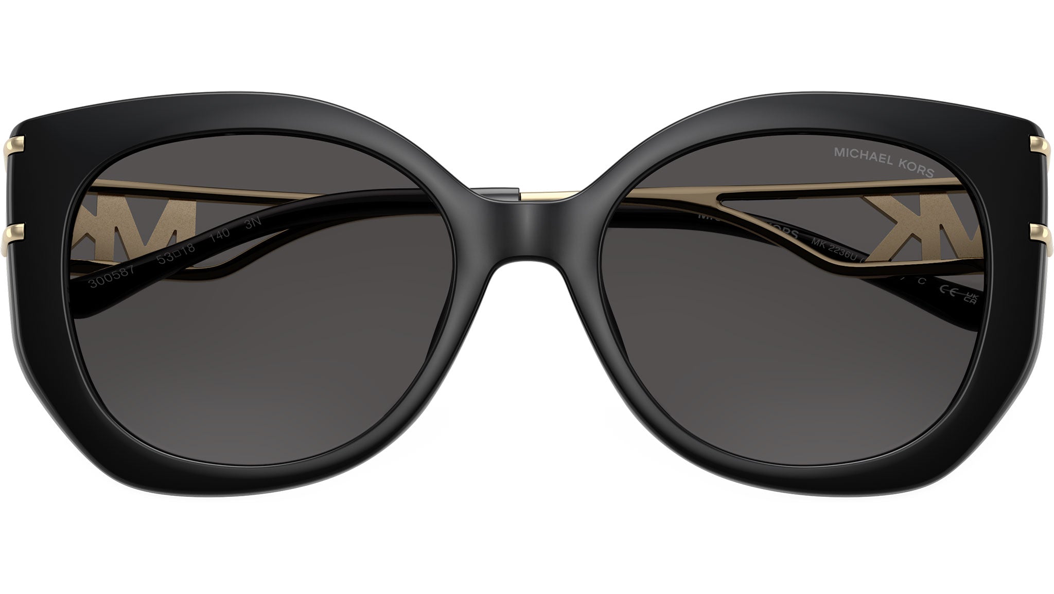Michael Kors Alicante MK2236U Sunglasses 300587 Black - eye-oo.com