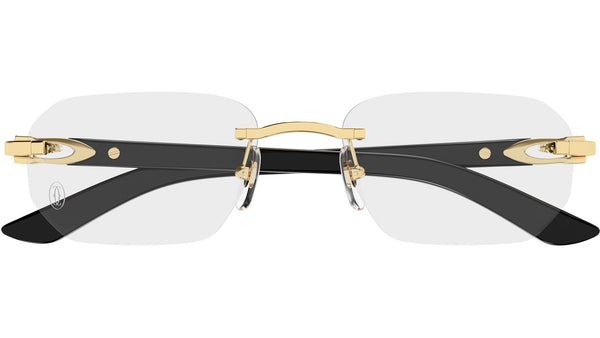 Cartier フォトフレーム Cartier CT0583O Eyeglasses 001 Shiny Gold - eye-oo.com