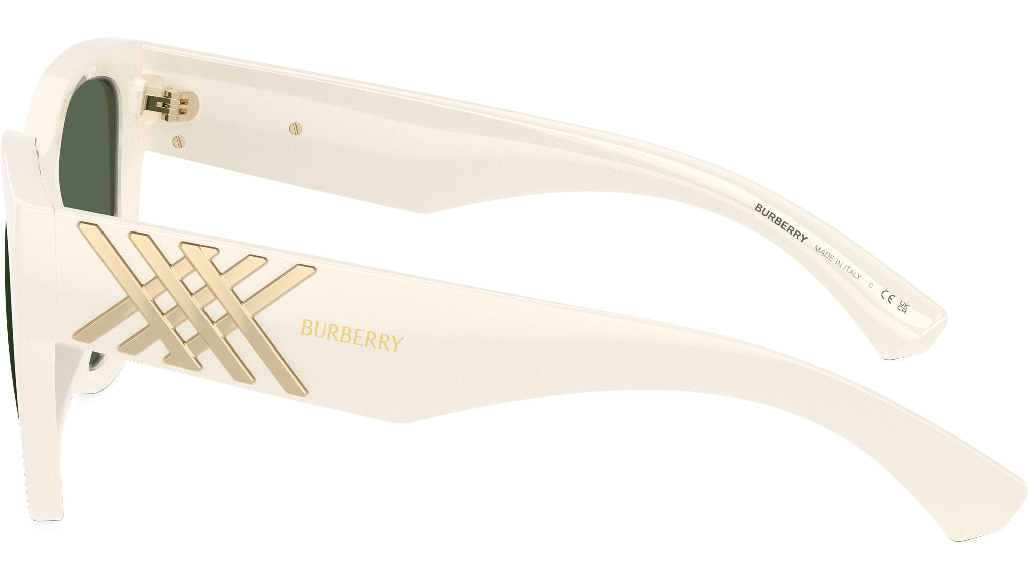 Burberry BE4489U Sunglasses 421871 White - eye-oo.com