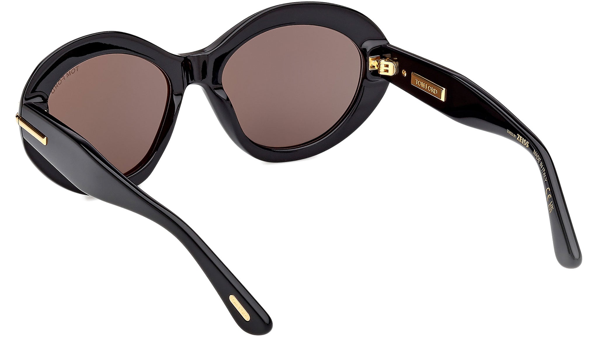 Tom Ford Icon Sunglasses FT1328 01A Shiny Black - eye-oo.com display picture 2