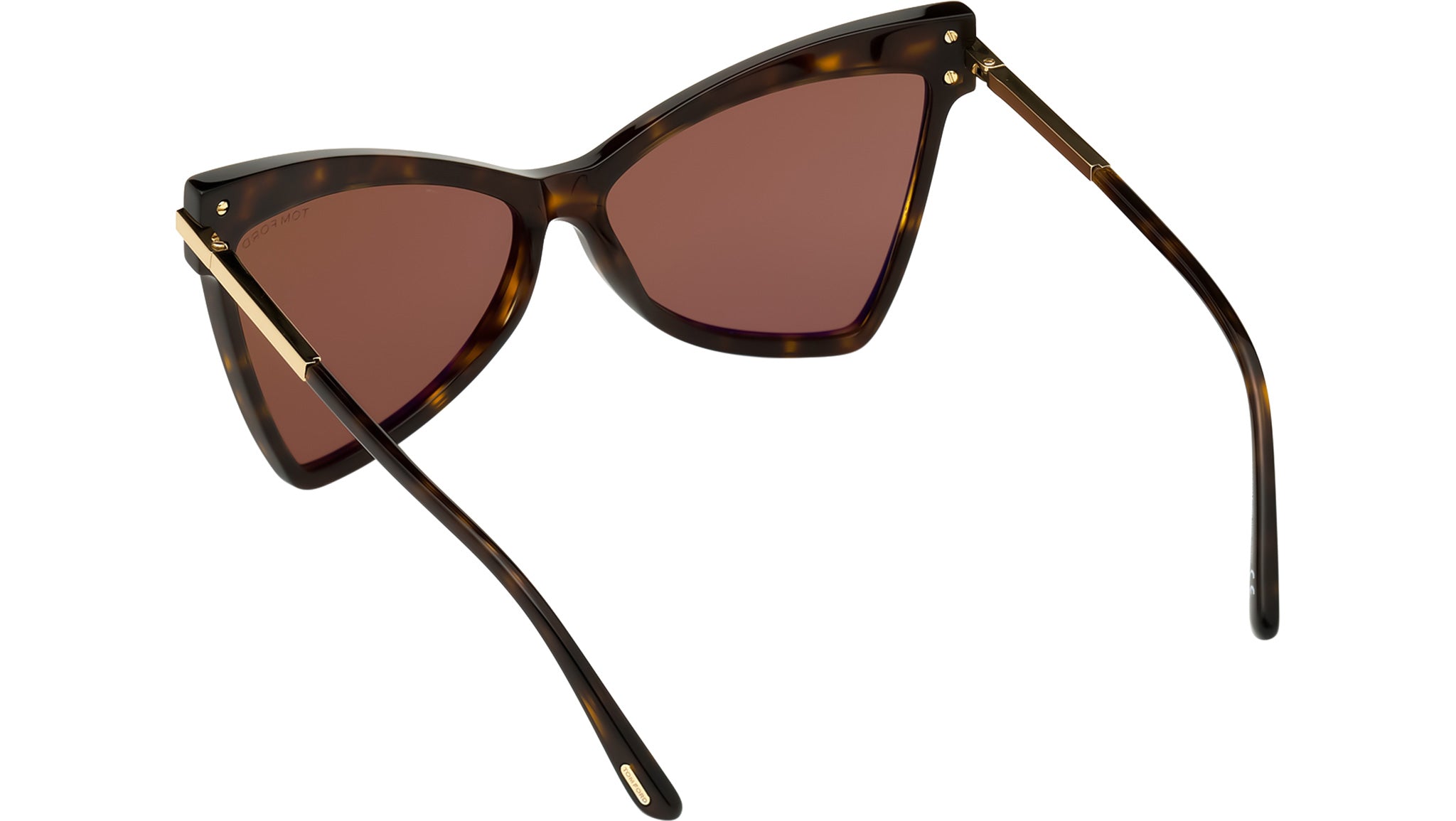 Tom Ford Tallulah Sunglasses FT0767 52E Dark Havana / Gold  display picture 1