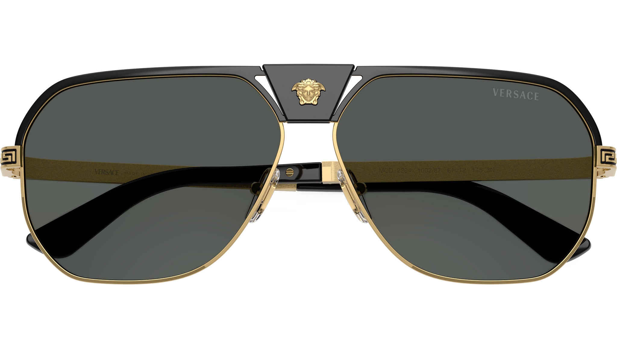 Versace VE2294 Sunglasses 100287 Black - eye-oo.com