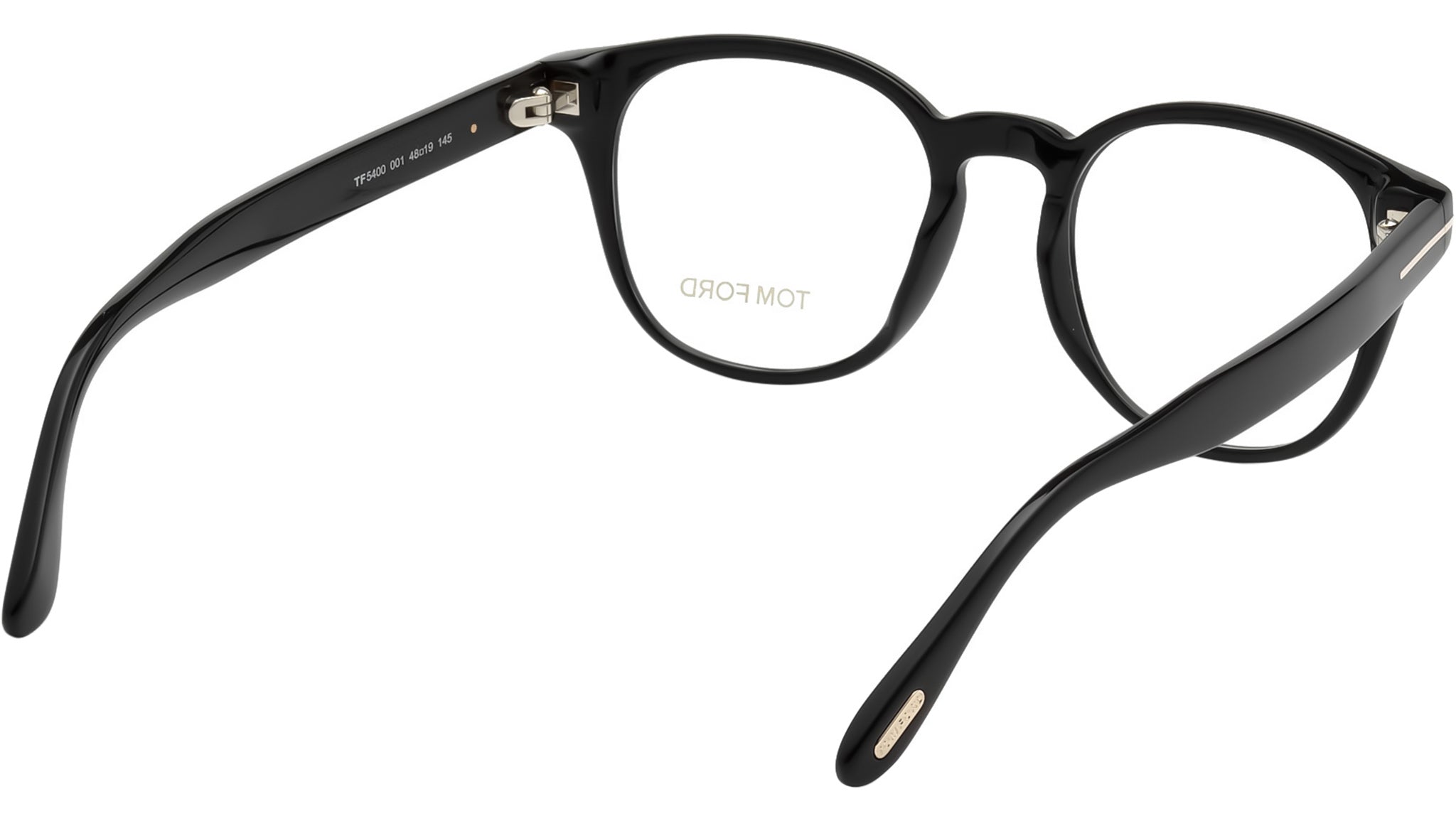 TOM FORD TF5400-F 49▫︎19 145 正規品 Tom Ford FT5400-B Glasses 001 Shiny Black - eye-oo.com