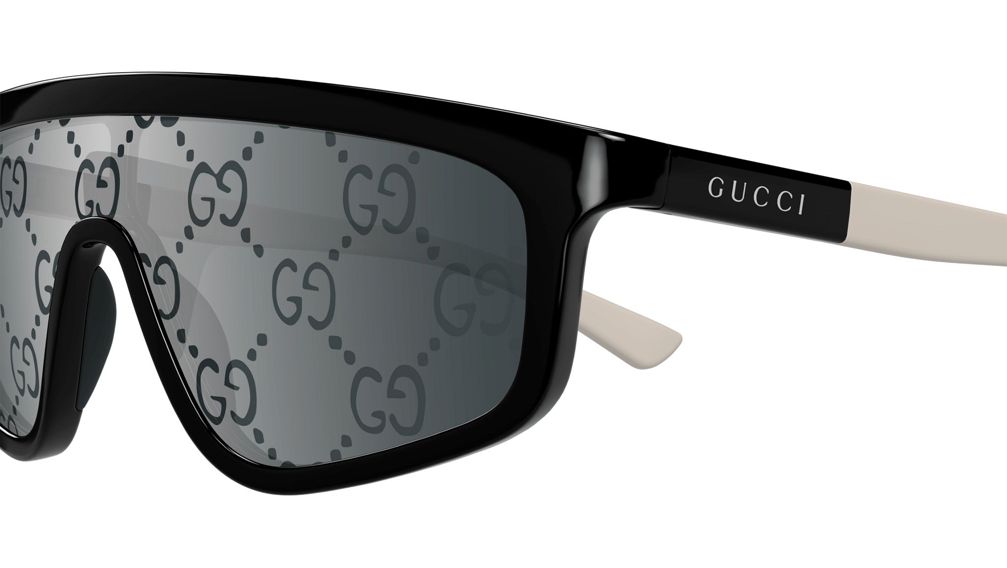 GUCCI GG 3527/S グレー レンズ PCメガネ Gucci Sunglasses GG1736S 003 Shiny Solid Black - eye-oo.com