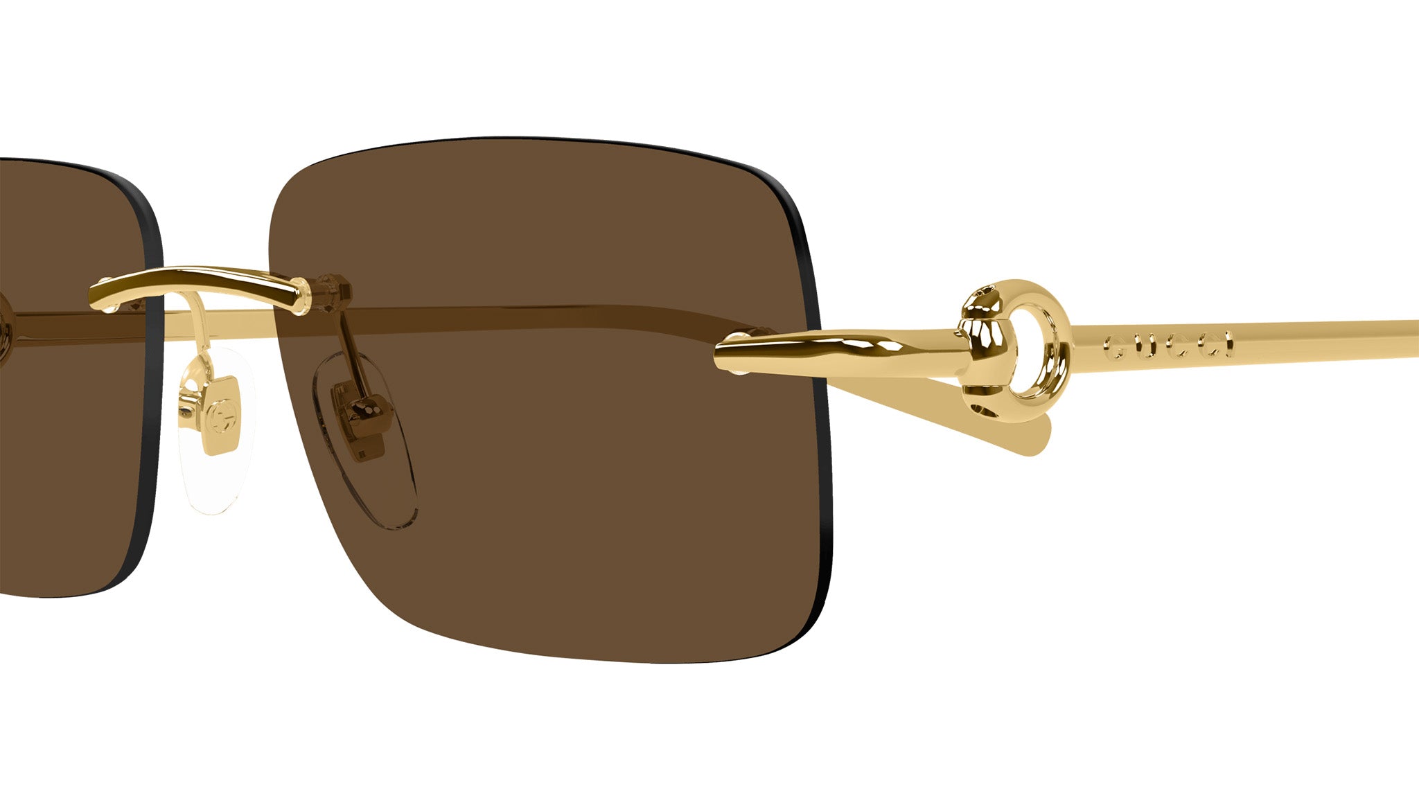 Gucci Sunglasses GG1703S 004 Shiny Endura Gold - eye-oo.com