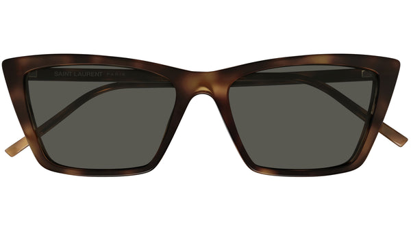 SL 737 MICA THIN Saint Laurent Sunglasses 003 Shiny Havana - eye