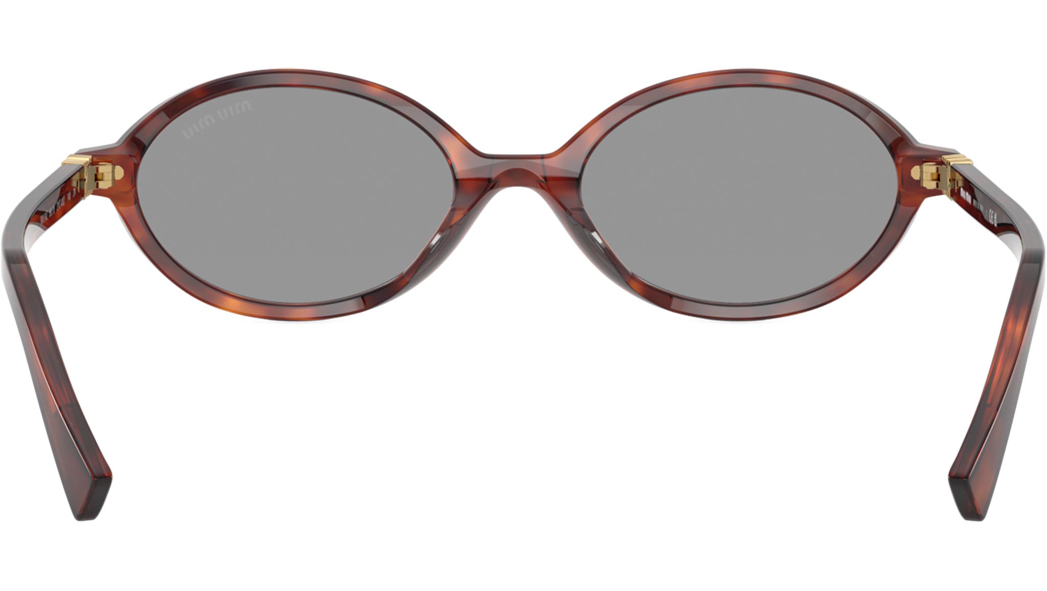 MU 04ZS Miu Miu Sunglasses 21C40O Mahogany Havana - eye-oo.com