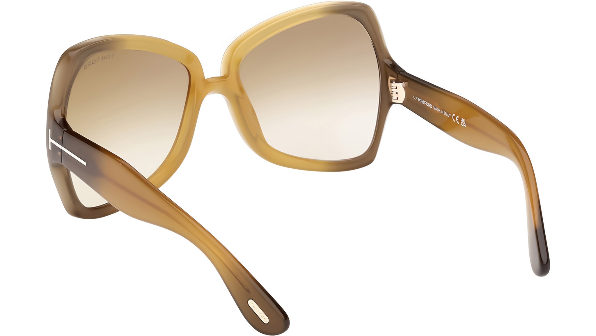Tom Ford Jerry Sunglasses FT1222 41F Yellow / Gradient - eye-oo.com