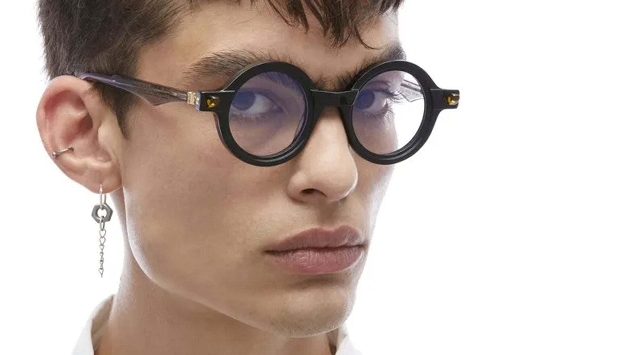 Kuboraum Q7 BSO Black Shine Optical Frame - eye-oo.com