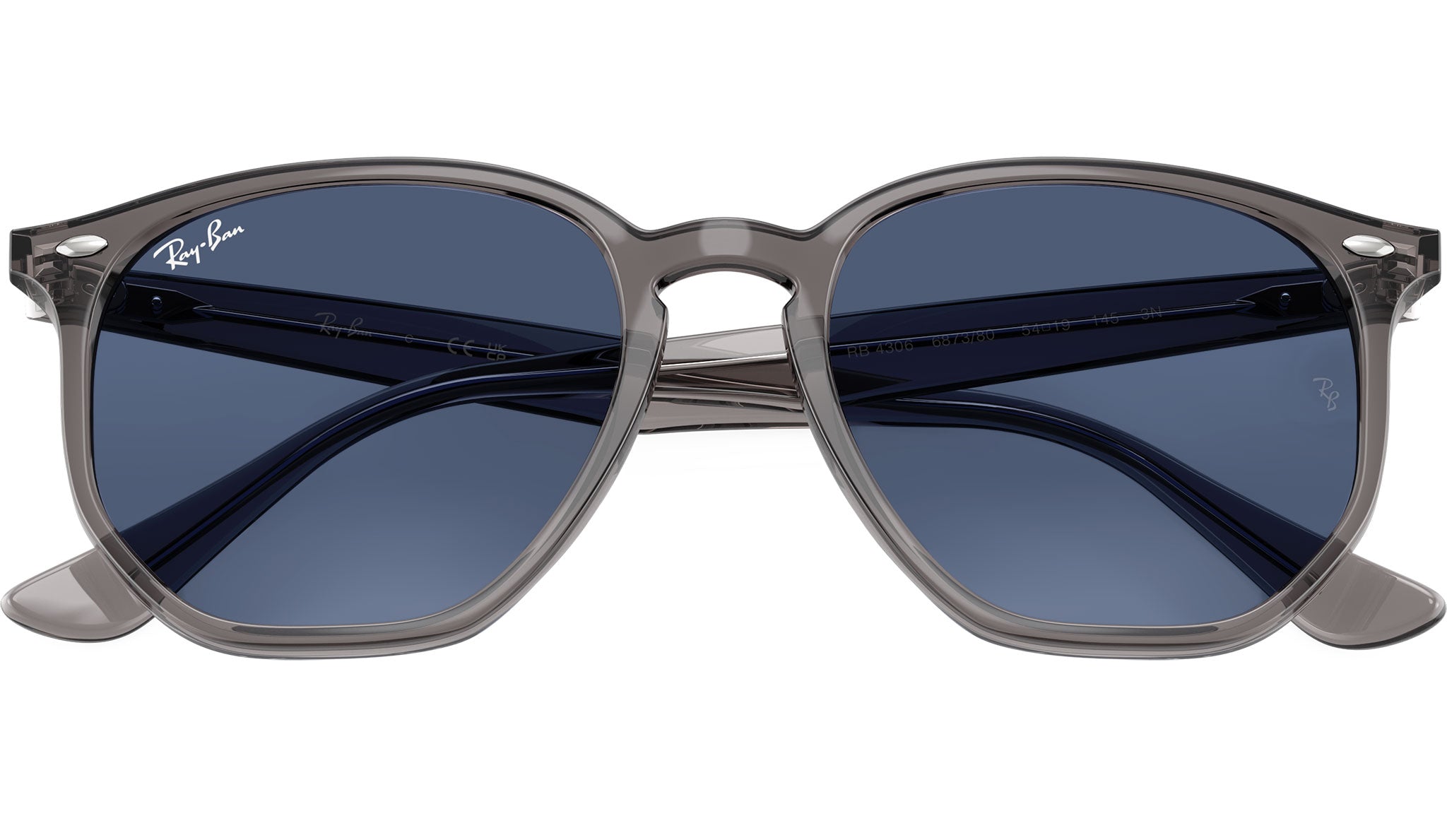 Ray-Ban RB4306 Sunglasses 687380 Opal Grey - eye-oo.com