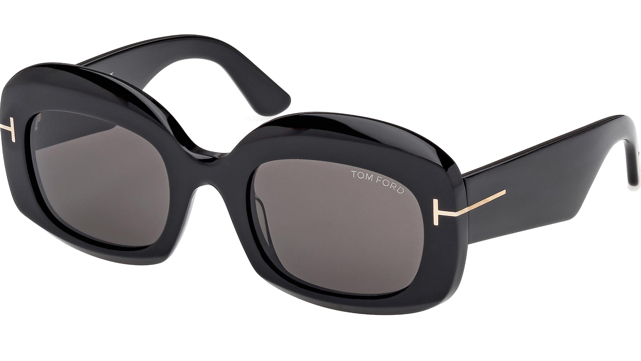 Tom Ford Carmen-02 Sunglasses FT1219 01A Shiny Black - eye-oo.com