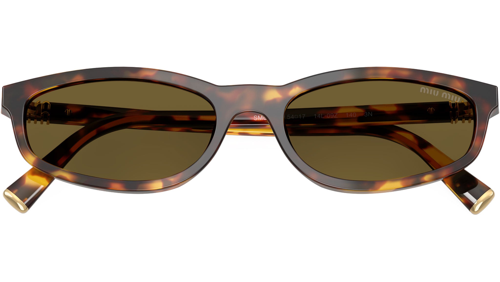 MU A06S Miu Miu Sunglasses 14L09Z Honey Havana - eye-oo.com