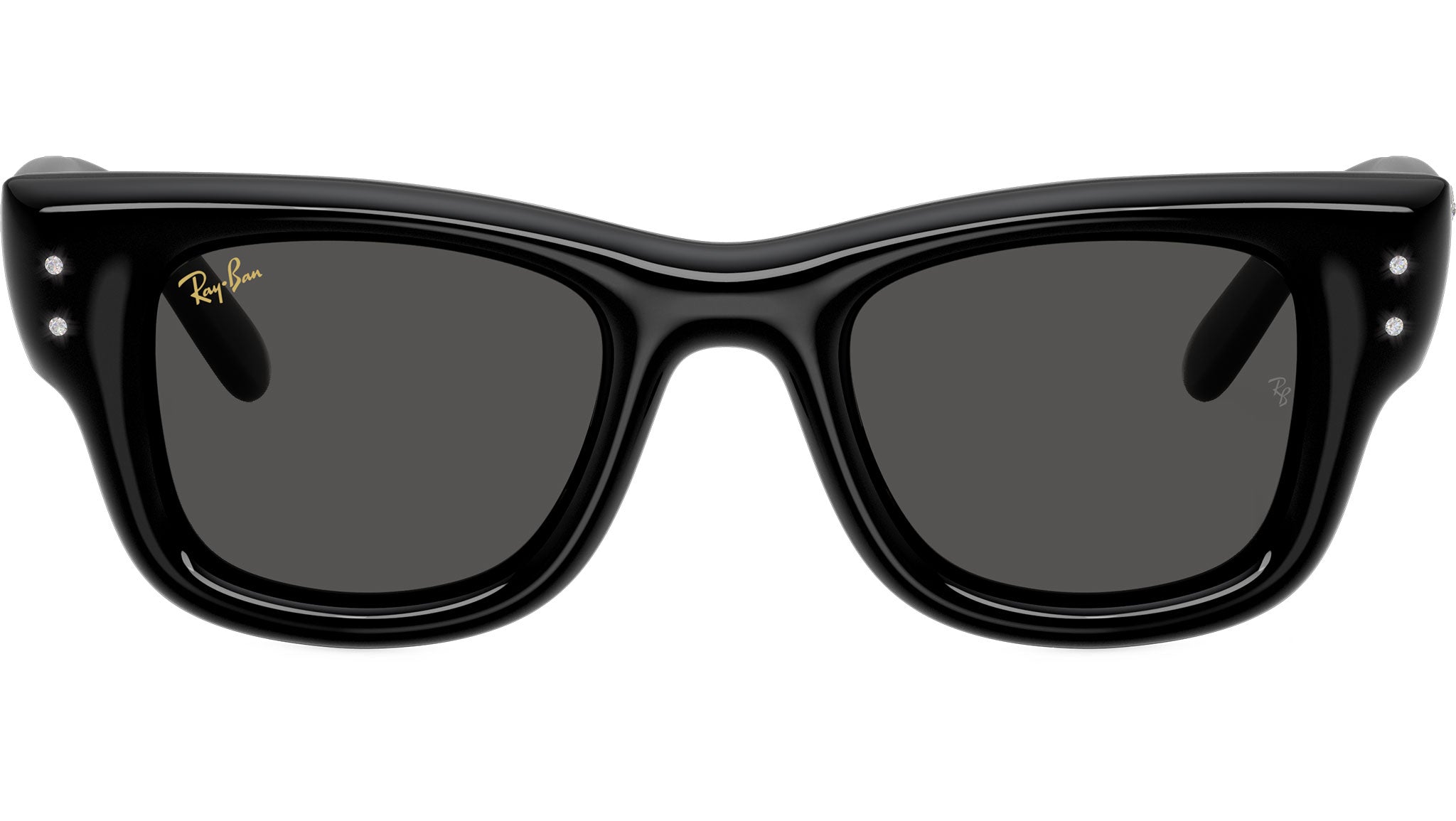 Ray-Ban Wayfarer RB2140F 901/64 Black Sunglasses - eye-oo.com