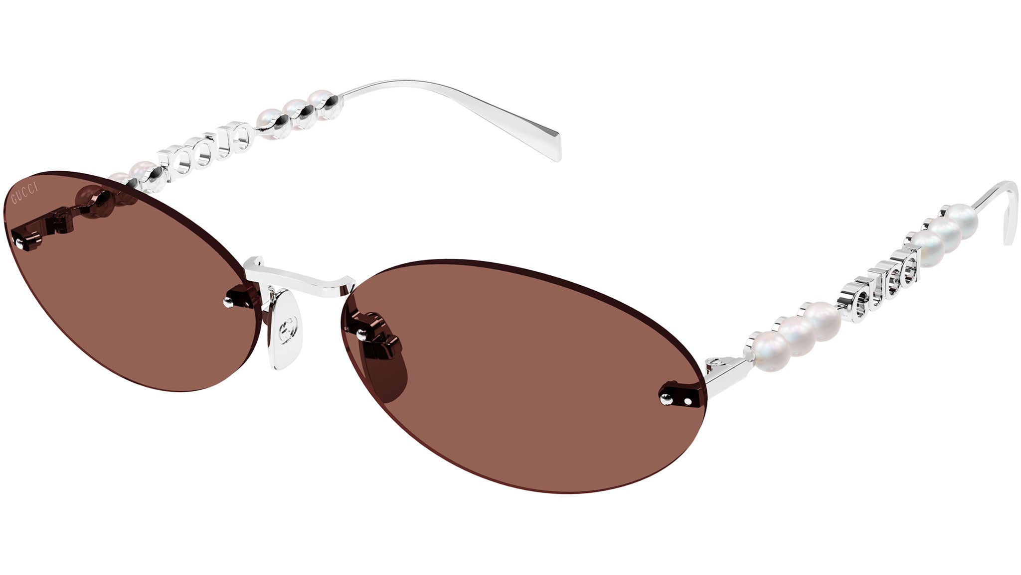 Gucci GG1922S 002 Panthos Sunglasses Silver - eye-oo.com display picture 2
