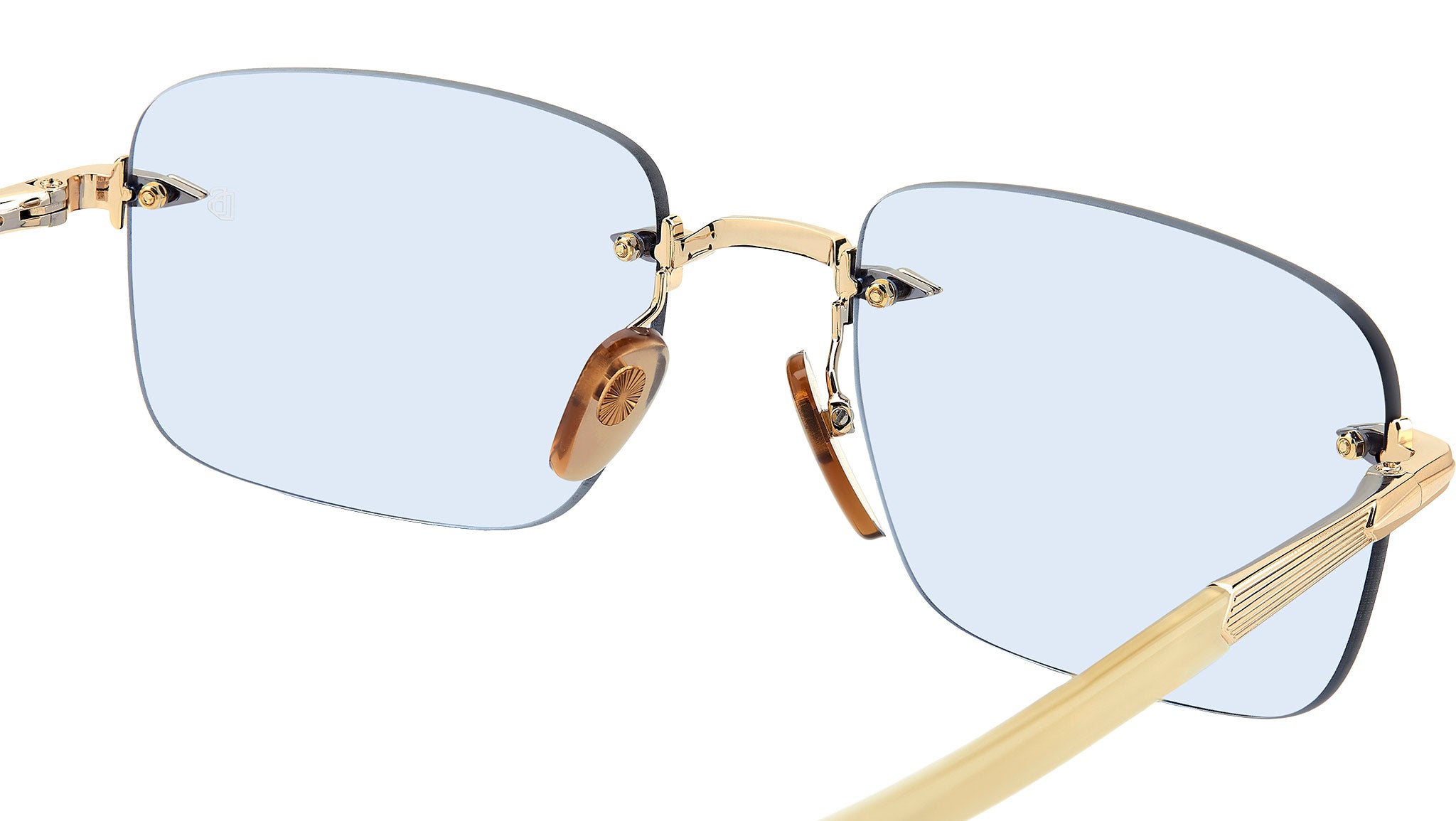 David Beckham DB 1195/S IDA QZ Sunglasses Gold Beige Horn - eye-oo.com