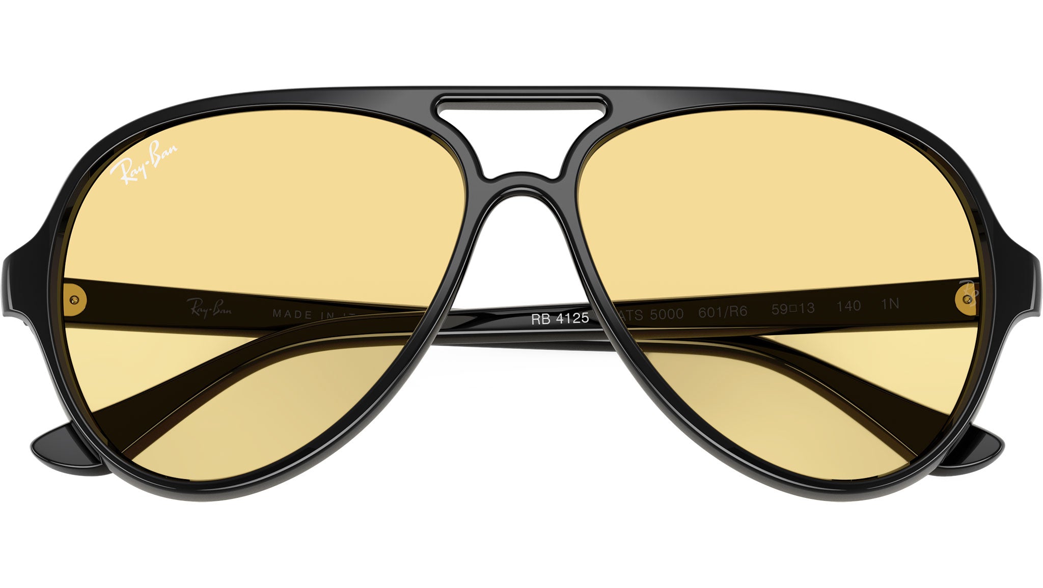 Cats 5000 RB4125 Ray-Ban Sunglasses 601/R6 Black - eye-oo.com